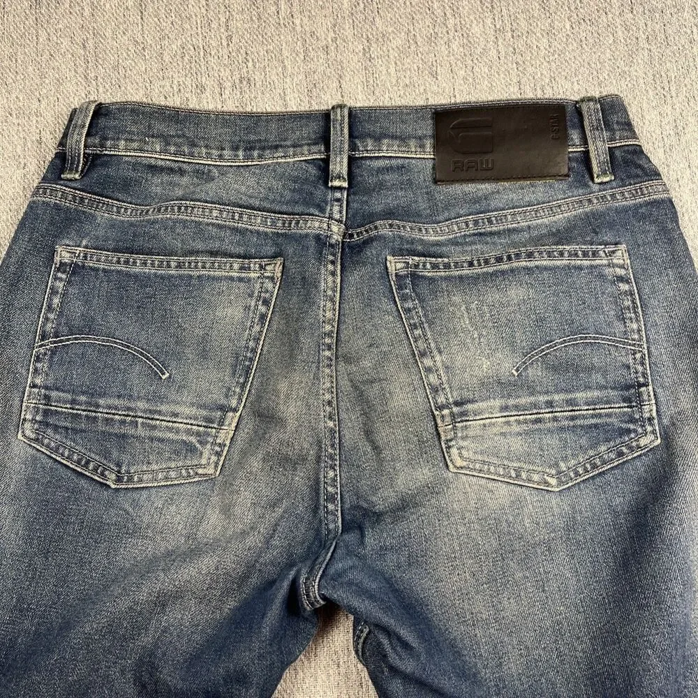 G-Star Raw Triple A Regular Straight Selvedge Jeans Japanese Fabric Men 31x32